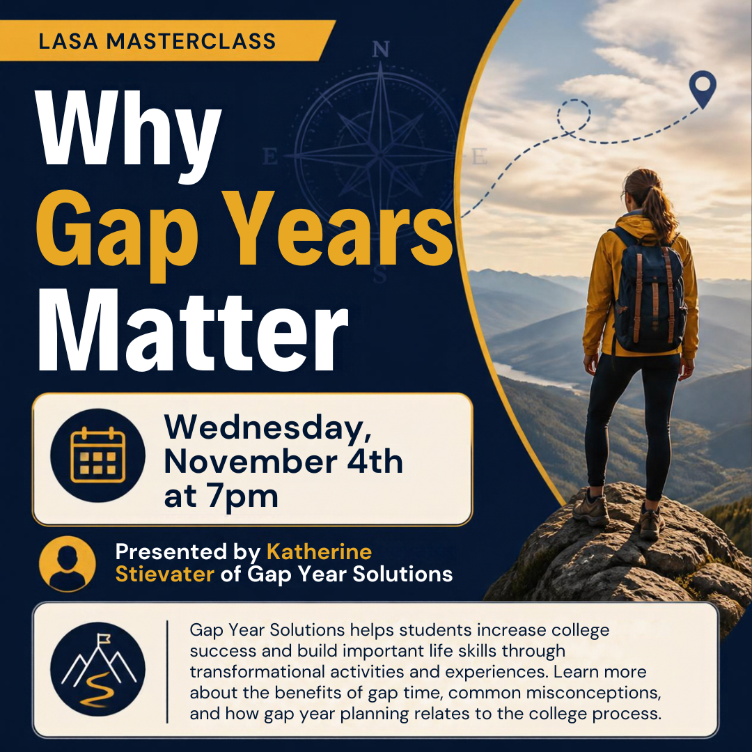 Why Gap Years Matter: 11/4/26